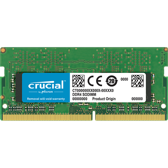 Memorija za prijenosnike 16GB DDR4 2666MHz Crucial P/N: CT16G4SFD8266