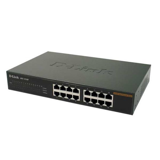 D-Link DES-1016D, 16-Port 10/100Mbps Desktop Switch