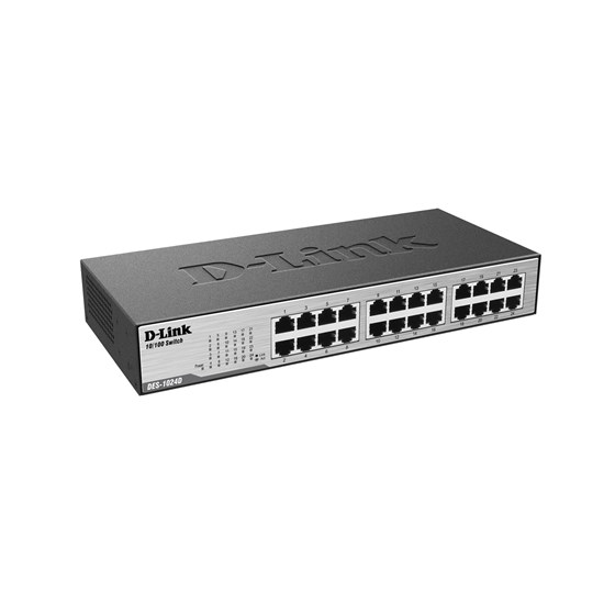 D-Link DES-1024D, 24-Port 10/100 Unmanaged Desktop Switch