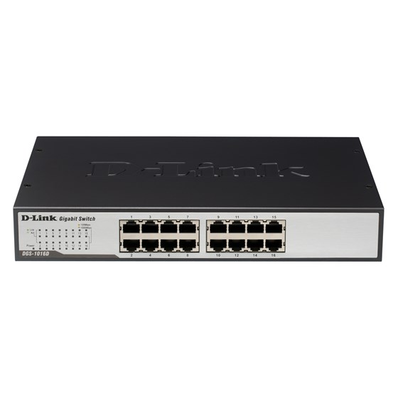 D-Link Switch 16-port 10/100/1000 Mbps P/N: DGS-1016D