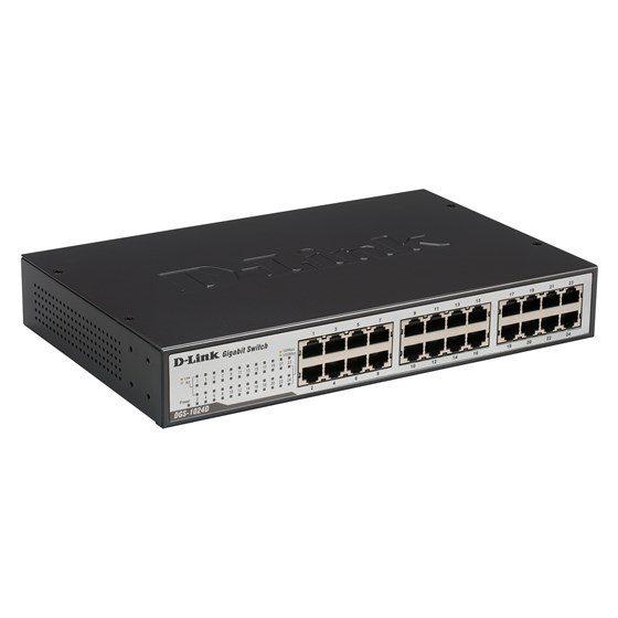 D-Link Switch 24-port 10/100/1000 Mbps P/N: DGS-1024D 