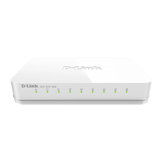 D-Link GO-SW-8G/E, 8-Port Gigabit Easy Unmanaged Desktop Switch