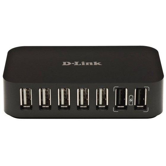 HUB D-Link USB 2.0 7-port + AC Power Supply P/N: DUB-H7/E 