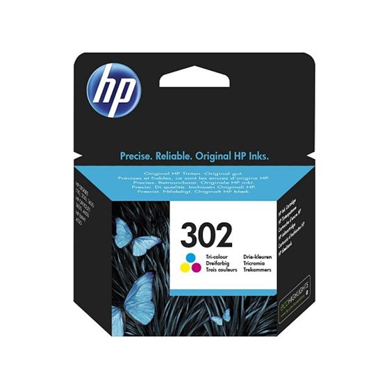 Tinta HP 302 TriColor P/N: F6U65AE 