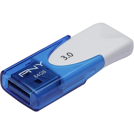 Memorija USB 3.0 Stick 64GB PNY Attache 4 plavi P/N:  FD64GATT430-EF 