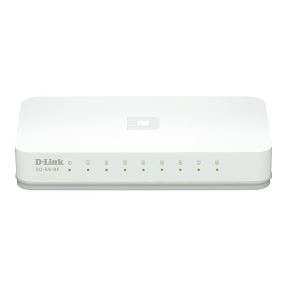 D-Link Switch 8-port 10/100Mbps P/N: GO-SW-8E/E 