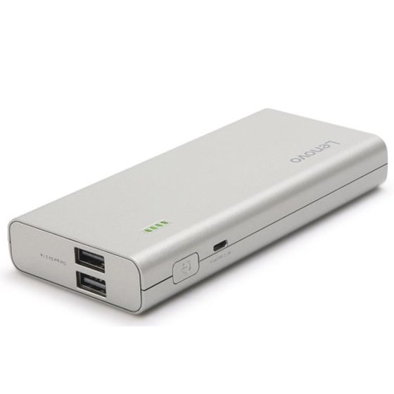 PowerBank Lenovo PowerBank PA 10400mAh univerzalni srebrni P/N: GXV0R48713