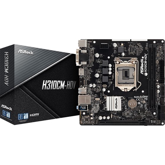 Matična ploča MBO Asrock H310CM-HDV Socket 1151v2 P/N: H310CM-HDV