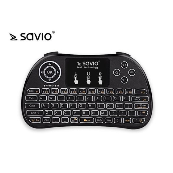 Tipkovnica SAVIO KW-02 Wireless Illuminated Android TV Box / Smart TV / PS3 / XBOX360 / PC P/N: KW-02