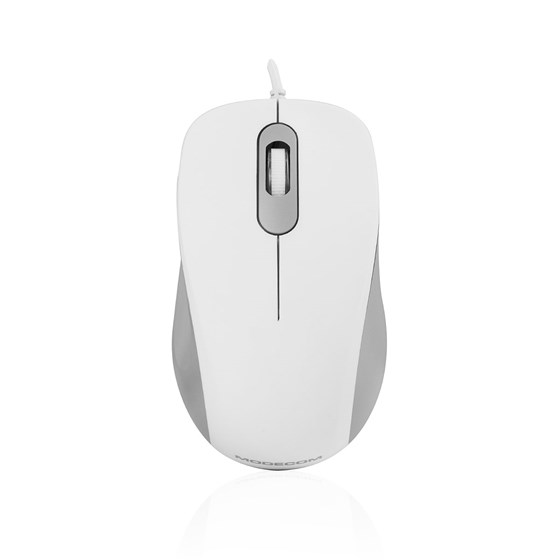 Miš Modecom M10S Optical Silent White P/N: M-MC-M10S-200