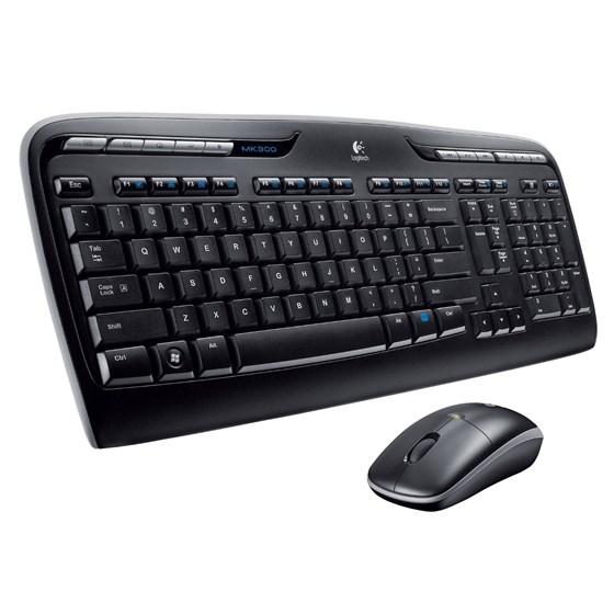 Tipkovnica i miš Logitech MK330 Wireless Desktop crna P/N: 920-003997