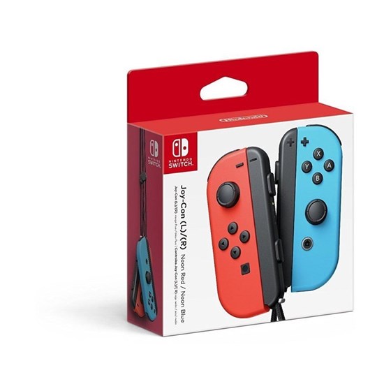 NINTENDO SWITCH JOY-CON PAIR NEON RED/NEON BLUE