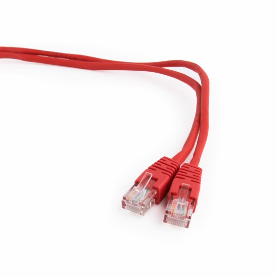 Kabel UTP CAT 5e 1m Crveni Gembird P/N: PP12-1M/R