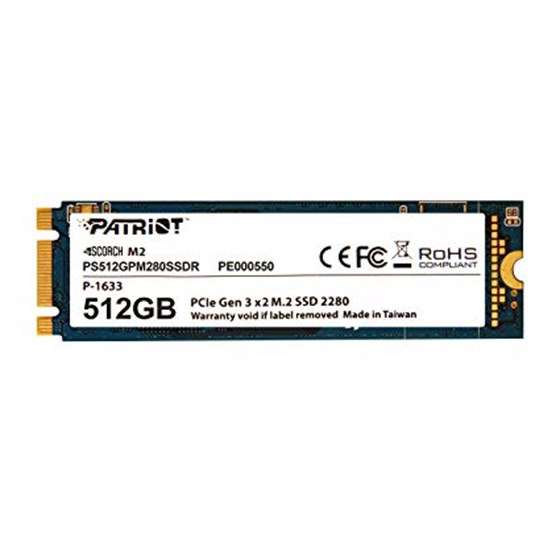 SSD 512GB Patriot Scorch M.2 2280 PCIe NVMe Gen3 x2 P/N: PS512GPM280SSDR