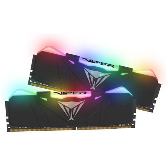 Memorija za PC 16GB DDR4 2666Mhz (2x8GB) Patriot Viper RGB Black P/N: PVR416G266C5K