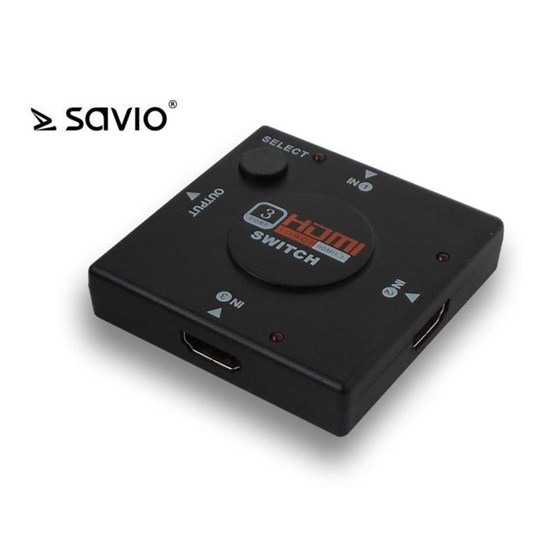 Adapter Savio CL-26 HDMI Switch 3x ulaz 1x izlaz P/N: SAVKABELCL-26 