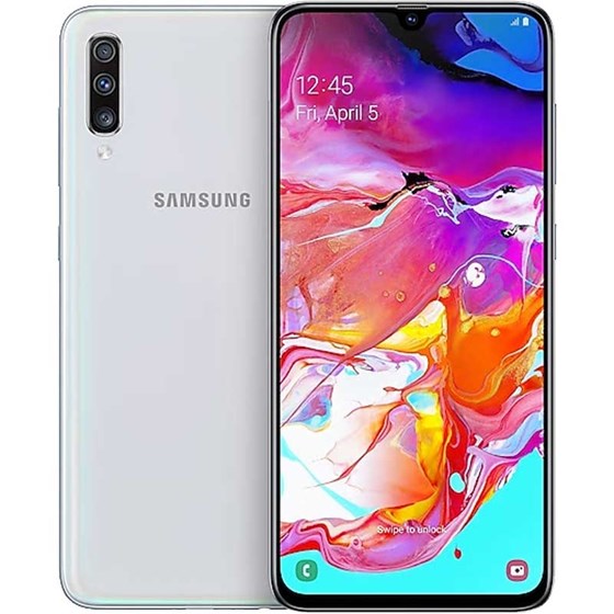 Smartphone Samsung Galaxy A70 DS Bijeli Snapdragon 675 Octa-core 1.70GHz 6GB 128GB 6.7" Android 9.0 3G 4G WiFi Bluetooth 5.0 P/N: SM-A705FZWUSIO