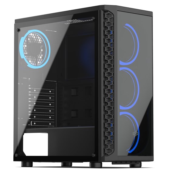 Kućište SilentiumPC Signum SG1X TG RGB Pure Black bez napajanja P/N: SPC233