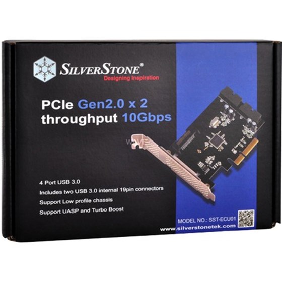 Adapter Silverstone PCIe 4x USB 3.0 interni P/N: SST-ECU01 