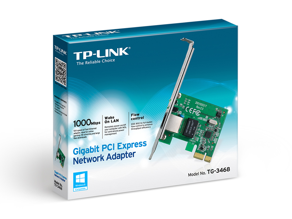 TP-Link TG-3468, PCIe Gigabit Network Adapter, Mrežna kartica