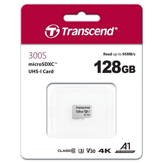 Memorija microSD 128GB Transcend HC Class UHS-I U3 300S P/N: TS128GUSD300S