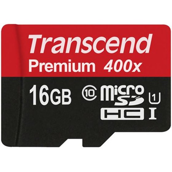 Memorija microSDHC 16GB Transcend HC Class UHS 1 + SD adapter (PROMO) P/N: TS16GUSDU1