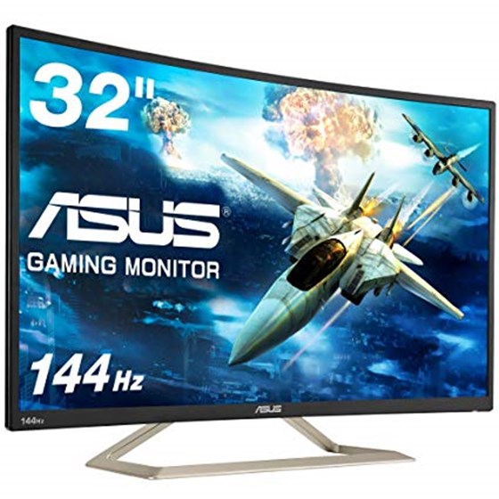 Monitor Asus VA326H 144Hz Curved 32"1920x1080 100000000:1 300 cd/m2 4ms HDMI DVI VGA P/N: VA326H