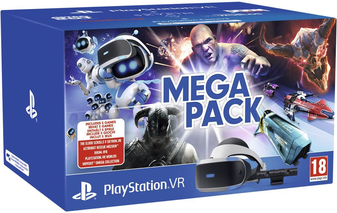 Sony Playstation VR Mega Pack VCH + 5 VR igara + Camera v2 Mk4 P/N