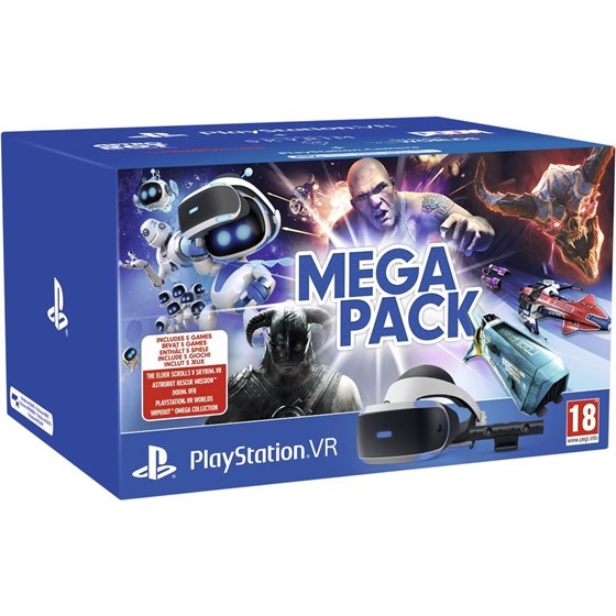 Sony Playstation VR Mega Pack VCH + 5 VR igara + Camera v2 Mk4 P/N: 9786313