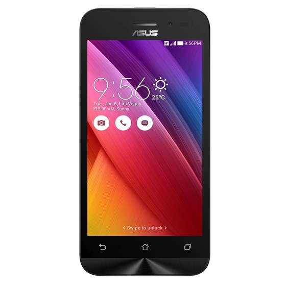 Smartphone Asus Zenfone Go ZB452KG Crni MSM8212 Quad Core 1.20GHz 1GB 8GB 4.5" Android 5.1 3G WiFi Bluetooth 4.0 microUSB 2.0 P/N: 90AX0141-M00050
