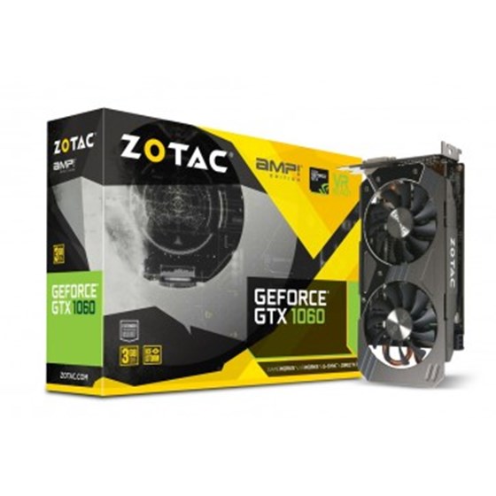 Grafička kartica VGA Zotac nVidia GeForce GTX1060 AMP! Edition 3GB GDDR5 1x HDMI 1x DL-DVI 3x DisplayPort P/N: ZT-P10610E-10M