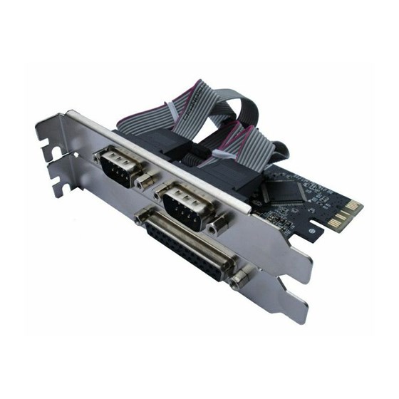 Kontroler Asonic PCIe 2x serial port 1 paralel port P/N: aso-2xserport-1xpp 