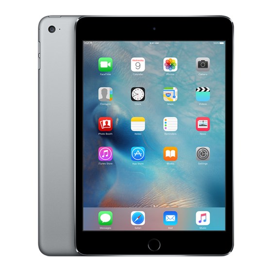 Tablet Apple iPad mini 4 Wi-Fi A8 1.50GHz 128GB iOS 9 7.9'' IPS LED Multi-Touch Space Gray P/N: mk9n2hc/a