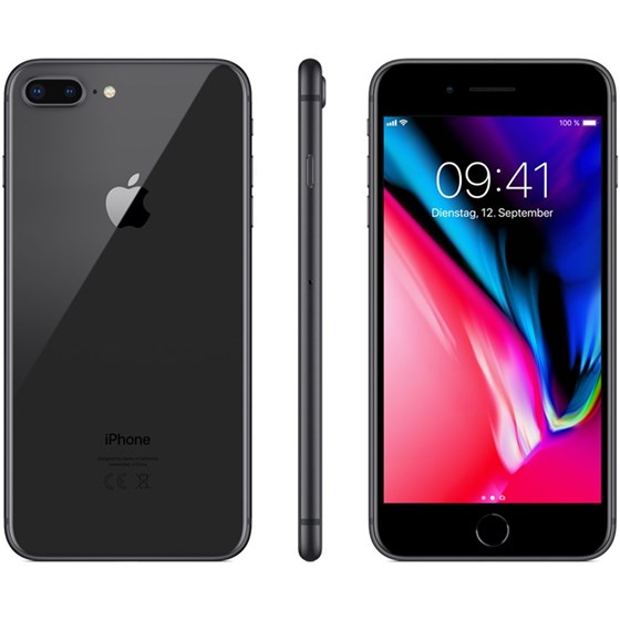 Smartphone Apple iPhone 8 Plus Space Grey A11 Bionic Hexa Core 3GB 256GB 5.5" iOS 11 3G 4G WiFi Bluetooth 5.0 P/N: mq8p2cn/a