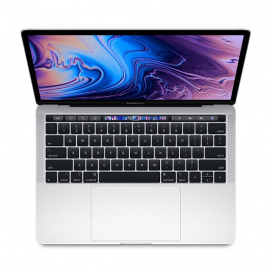 Apple MacBook Pro 13 Retina Touch Bar Intel Core i5 2.40GHz 8GB 256GB SSD Mac OS Mojave 13.3" Intel Iris Plus Graphics 655 Silver P/N: mv992cr/a