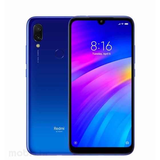 Smartphone Xiaomi Redmi 7 Plavi Snapdragon 632 Octa Core 1.80GHz 3GB 32GB 6,26" Android 9.0 3G 4G WiFi Bluetooth 4.2 Dual Sim P/N: 154164