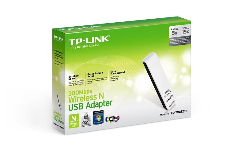 TP-Link TL-WN821N, 300Mbps Wireless N USB adapter