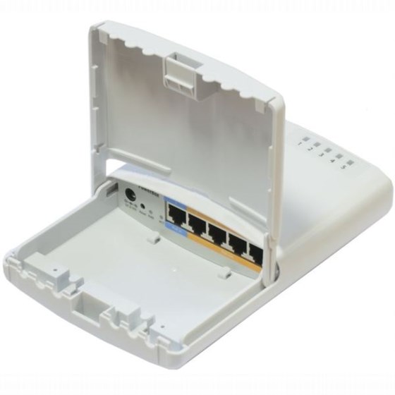 MikroTik PowerBox Pro, Five Gigabit Ethernet Router with 4xPoE-out ports, SFP cage and outdoor enclosure, MIK-POWERBOX, Router