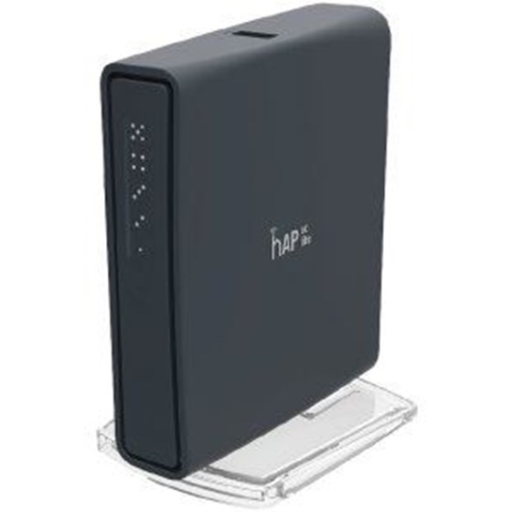 Mikrotik hAP ac lite TC, Dual-Concurrent 2.4/5GHz AP, 802.11ac, Five Ethernet ports, PoE-out on port 5, USB for 3G/4G support, universal tower case,  MIK-HAP AC LITE-TC