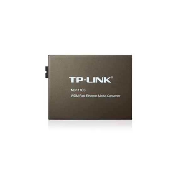 TP-Link MC111CS WDM 100Mbps RJ45 to Optical (SC, SM)-20km 1550nm Tx Media Converter