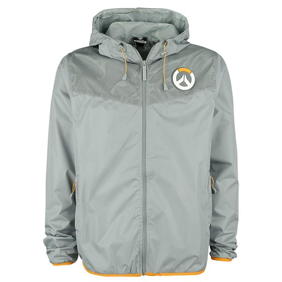 JINX OVERWATCH LOGO WINDBREAKER MEDIUM GRAY