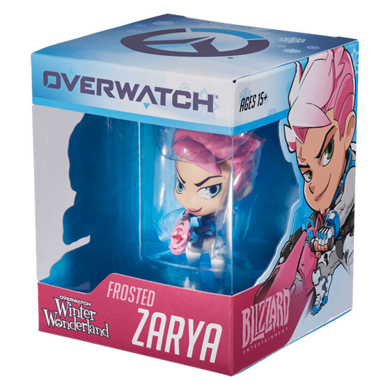 BLIZZARD OVERWATCH FIGURE HOLIDAY FROSTED ZARYA C.B.D.