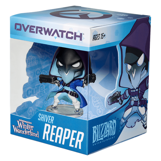 BLIZZARD OVERWATCH FIGURE HOLIDAY SHIVER REAPER C.B.D.