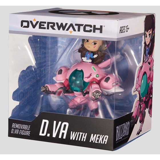 MERCHANDISE FIGURE CUTE BUT DEADLY D.VA WITH MEKA