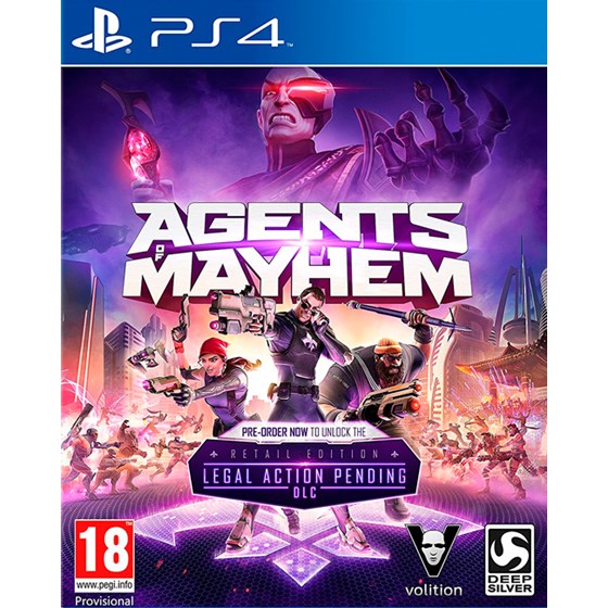 PS4 igra Agents of Mayhem P/N: 4020628825539 