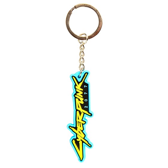 JINX CYBERPUNK 2077 LOGO PVC KEYCHAIN MULTICOLOR