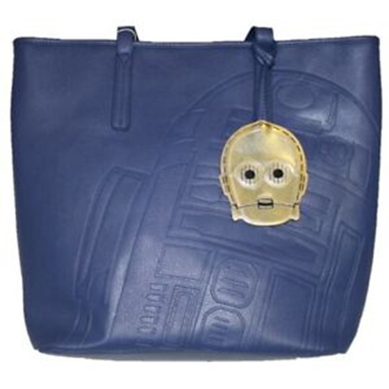 LOUNGEFLY STAR WARS R2D2 C3PO TOTE BAG