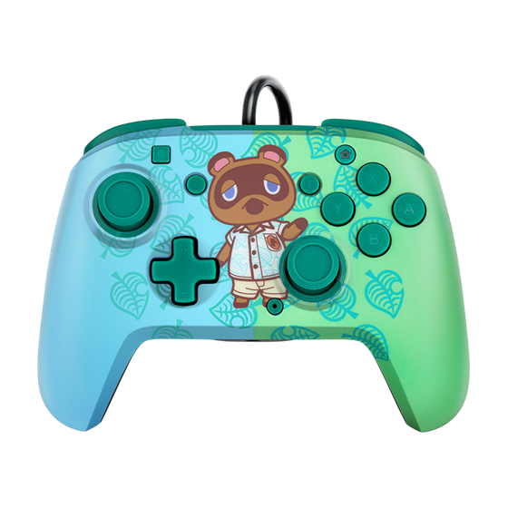 PDP NINTENDO SWITCH FACEOFF DELUXE CONTROLLER + AUDIO - ANIMAL CROSSING 