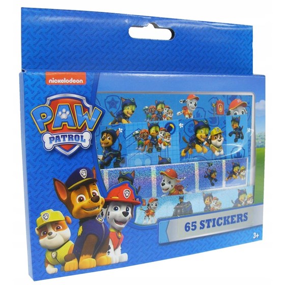 PAW PATROL 4PCE STICKER BOX