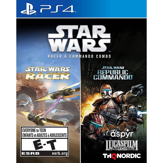PS4 STAR WARS RACER AND COMMANDO COMBO